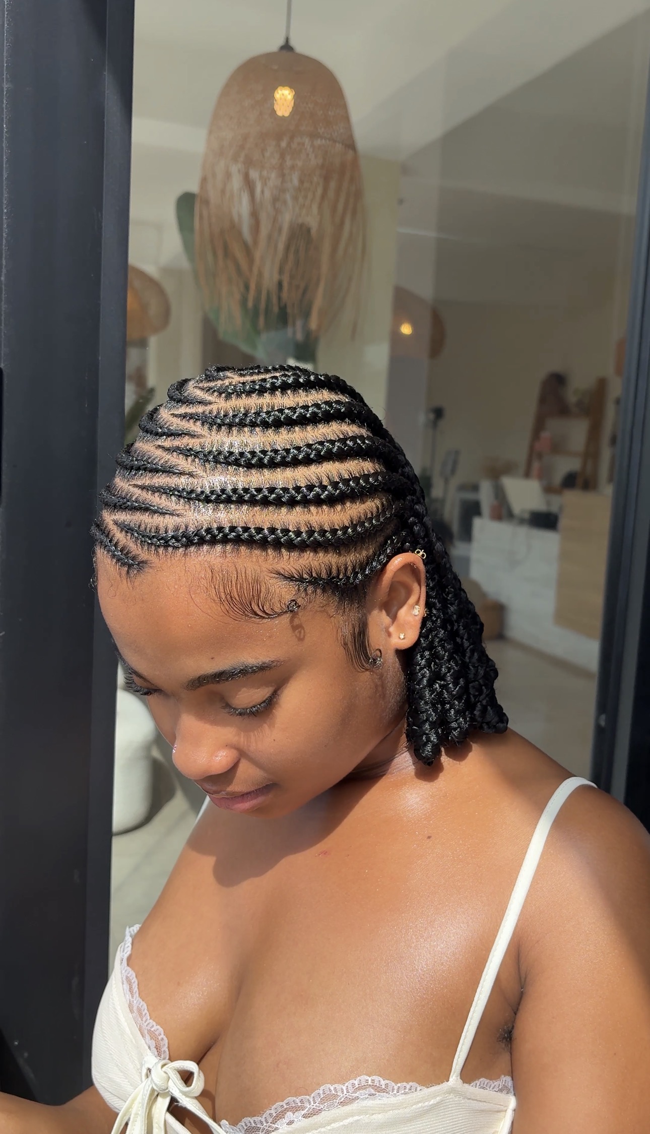 Cornrow braids coil 2