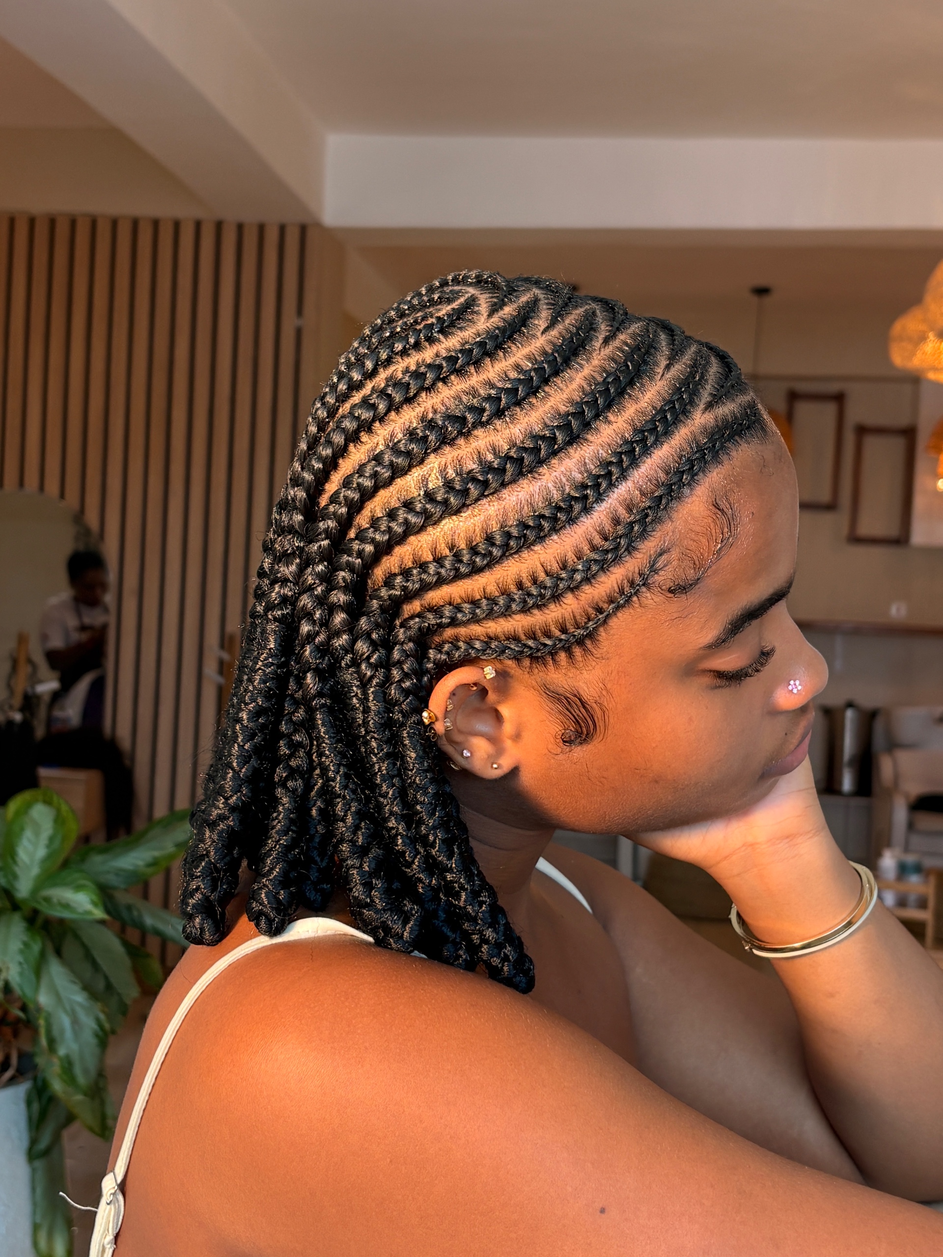 Cornrow braids coil 5